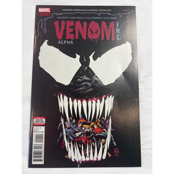Marvel Comics Venom Inc Alpha #1 Key Issue 2018 1st app Maniac - Picture 1 of 3